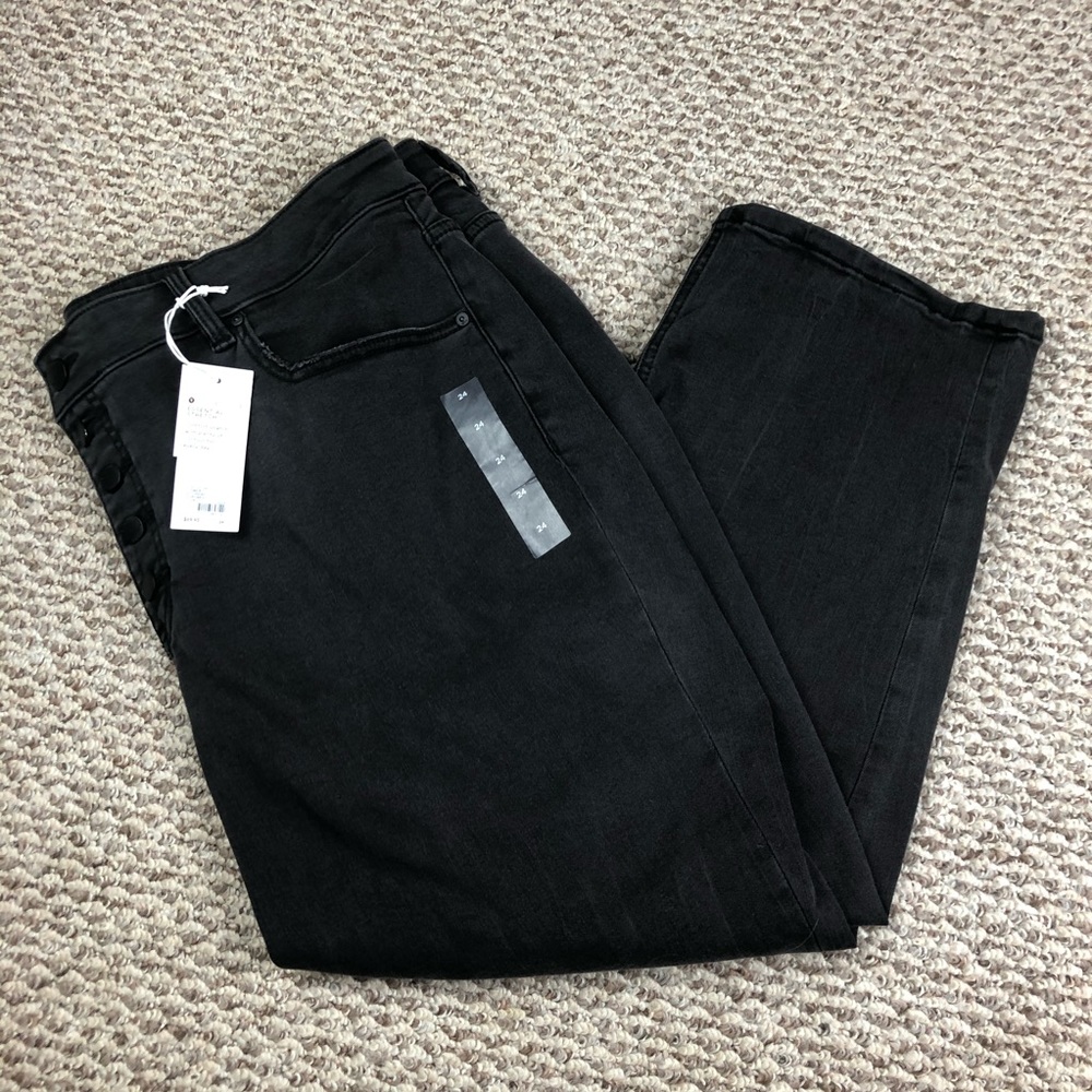 Lane Bryant Black Crop Pants Size 24